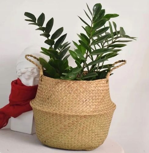 DUŻY KOSZ Z TRAWY MORSKIEJ PLECIONY WIKLINOWY OSŁONKA NA DONICĘ DO na Arena.pl