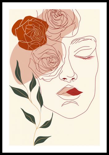 Plakat 40x60cm Beż i Twarz na Arena.pl