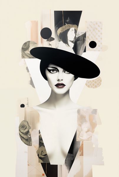 Plakat 68x101cm Portret en Décalage zdjęcie 1