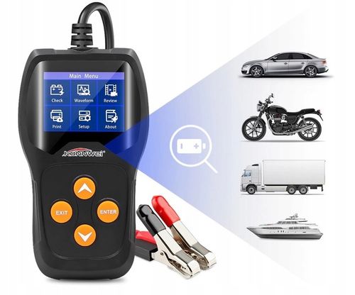 TESTER DO BATERII AKUMULATORÓW 12V Konnwei KW600 na Arena.pl