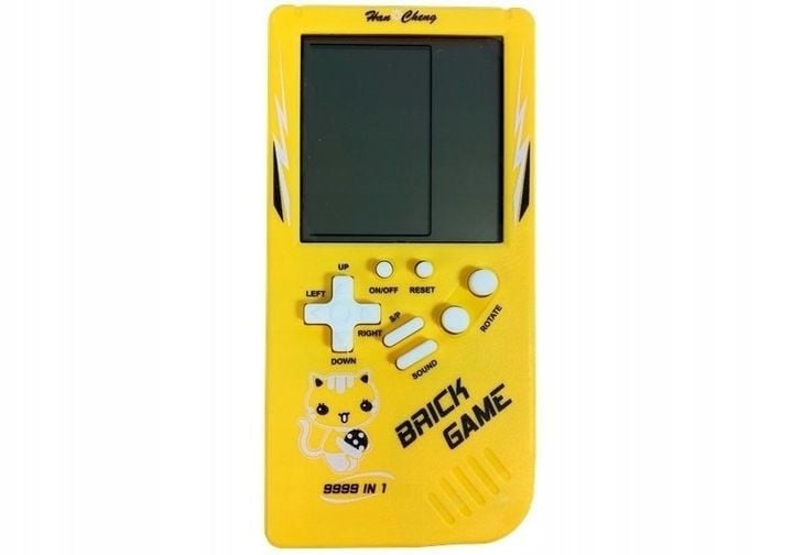 Gra Elektroniczna Tetris Brick Game Żółta zdjęcie 2