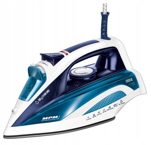 Żelazko parowe stopa ceramiczna duża moc MPM MZE-21/NS na Arena.pl
