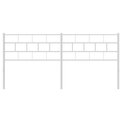 Metalowe wezgłowie, białe, 200 cm na Arena.pl