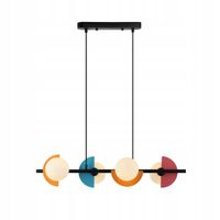 LAMPA WISZĄCA ITALUX NAUTI PND-37482-4-MLTI MULTIKOLOR / BIAŁY