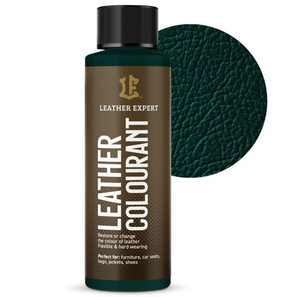 leather expert colourant - forest green farba do skóry naturalnej zdjęcie 5
