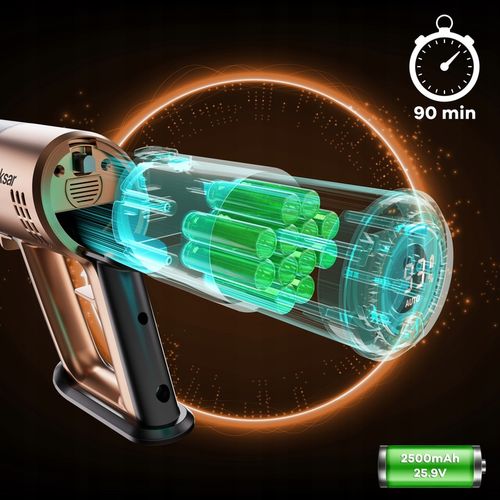 Odkurzacz Bezprzewodowy Pionowy Mopujący Myjący VOKSAR S11 PRO 5w1 LED na Arena.pl