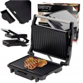 Grill Elektryczny Opiekacz Rozkładany Składany Kontaktowy 2100W Cr3044