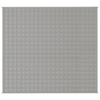 Koc obciążeniowy, szary, 200x230 cm, 13 kg, tkanina