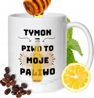 Kubek Dla Tymona Kolegi Przyjaciela Męża Z Nadrukiem Prezent Biały 330Ml