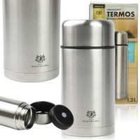 TERMOS OBIADOWY TURYSTYCZNY NA OBIAD ZUPĘ 1,2L TERMICZNY STAL NIERDZEWNA