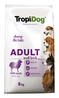 Tropidog Premium Adult Small Breeds Z Jagnięciną I Ryżem 8kg