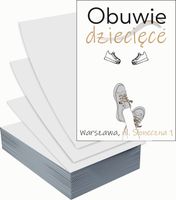 Ulotki A6 reklamowe firmowe 1000 szt wiele różnych wzorów OBUWIE DZIECIĘCE