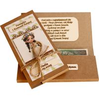 Pamiątka Pierwszej Komunii Świętej Prezent na komunię pudełko na pieniądze