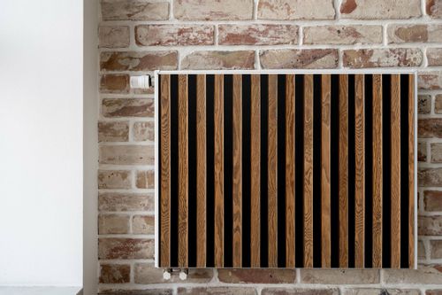 Osłona MAGNETYCZNA Na Kaloryfer LAMELE Imitacja Drewna 3D 110cm x 60cm na Arena.pl