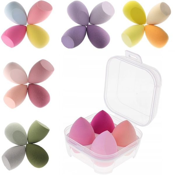 ZESTAW 4 GĄBKI DO MAKIJAŻU GĄBKA BLENDER GĄBECZKI zdjęcie 7