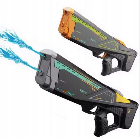 PISTOLET NA WODĘ KARABIN AUTOMAT Elektryczny miotacz wody AKUMULATOR USB na Arena.pl