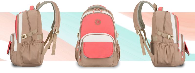 plecak ptn 8592-1372 beige zdjęcie 3