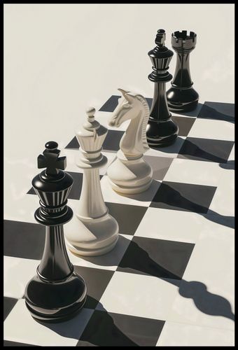 Plakat 61x90,5cm Szach i Mat na Arena.pl