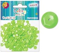 cekiny 12szt  pastelowe zielone 8mm 10g | wmt-105