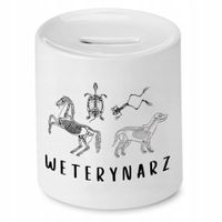 Skarbonka Dla Weterynarza Weterynarz Prezent Z Nadrukiem Ze Zdjęciem