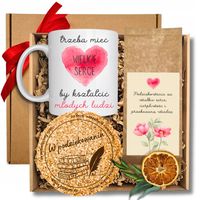 PREZENT NA DZIEŃ NAUCZYCIELA zestaw prezntowy kubek z pyszną herbatą