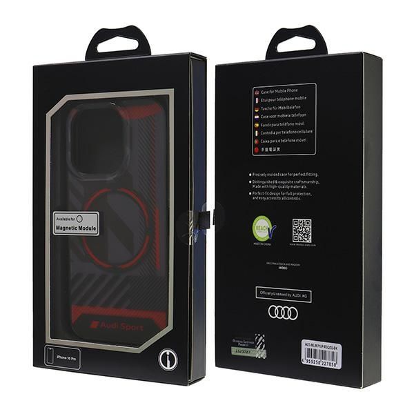 Etui Audi do iPhone 16 Pro, Czarny, MagSafe zdjęcie 7