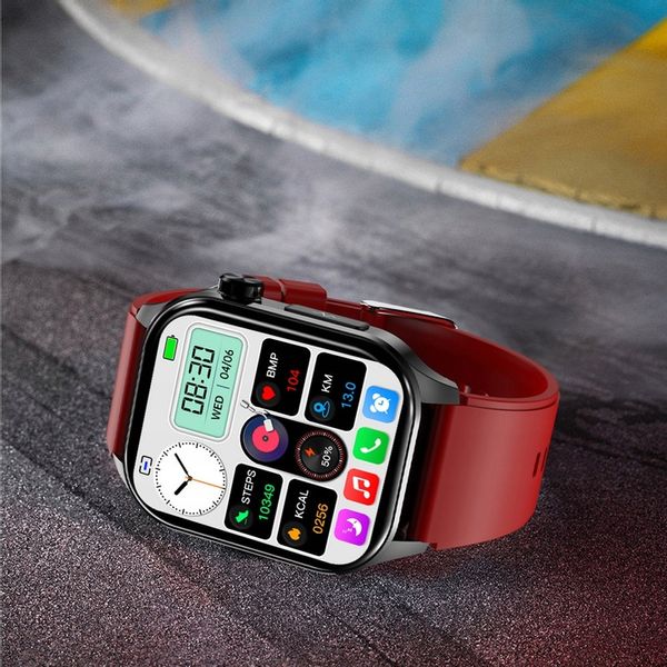 SMARTWATCH ZEGAREK DLA SENIORA EKG POMIAR CUKRU PULS CIŚNIENIE TEMPERATURA zdjęcie 3