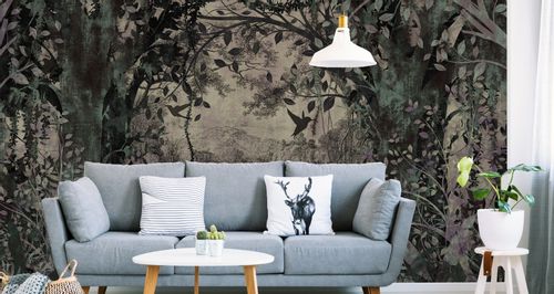 Fototapeta Ścienna DŻUNGLA w Stylu Vintage 400cm x 280cm na Arena.pl