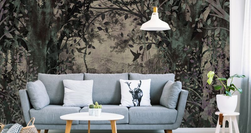 Fototapeta Ścienna DŻUNGLA w Stylu Vintage 400cm x 280cm zdjęcie 6