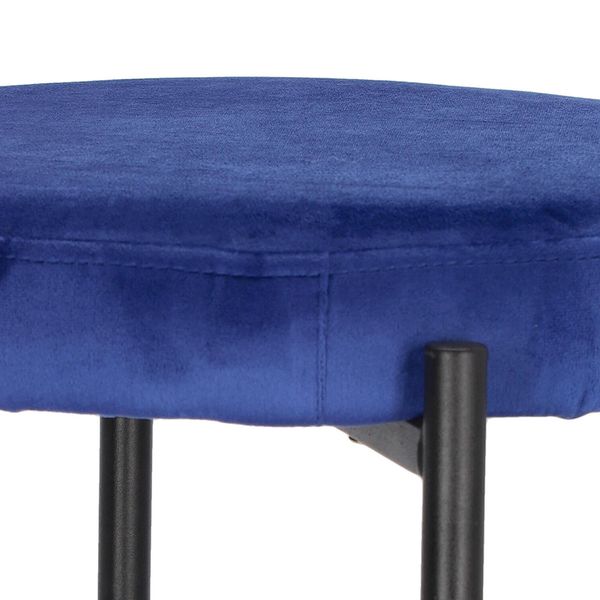 Stołek Madona VIC niebieski zdjęcie 5