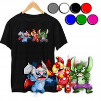 KOSZULKA DZIECIĘCA T-SHIRT Z NADRUKIEM - STICH STICZ KOLORY - XS 110-116