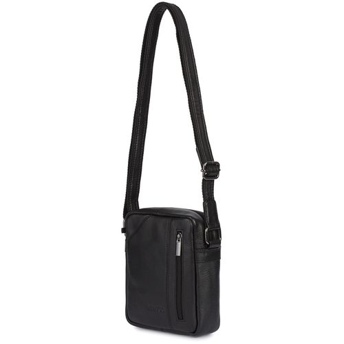 torba męska skórzana antonio iii - czarna na Arena.pl