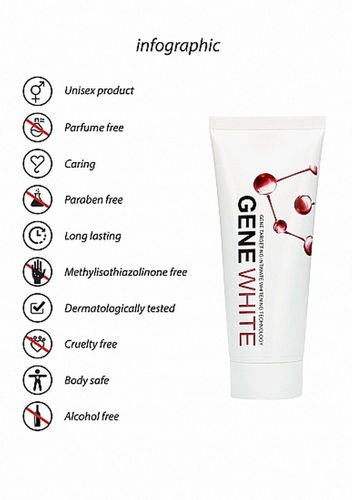 lighten cream - gene white - 100 ml na Arena.pl