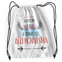 Plecak Dla Recepcionistki Sportowy Szkolny Worek Z Nadrukiem Ze Zdjęciem