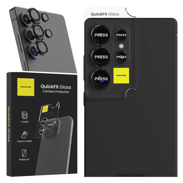 Spacecase Quickfit Camera Galaxy S25 Ultra Black zdjęcie 12