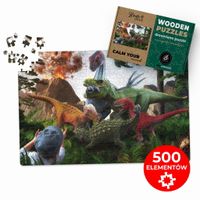 PUZZLE DREWNIANE DOUBLE Z TWOJEGO ZDJĘCIA NA PREZENT 500 el 60x40cm