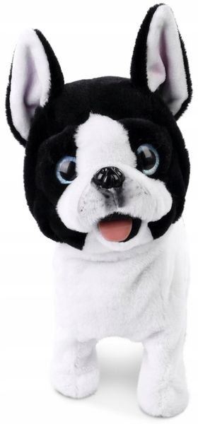 PIESEK INTERAKTYWNY CHODZĄCY NA SMYCZY Pies BULDOG CHODZI SZCZEKA MERDA zdjęcie 4