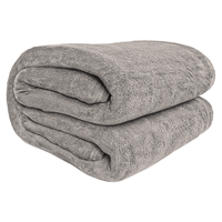 Koc dwustronny 200x220 szary Tago miękki ciepły na prezent do sypialni