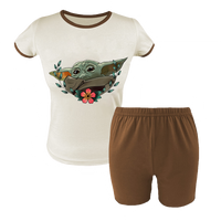 Krótka Piżama dziecięca Baby Yoda