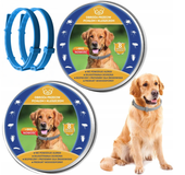 2x OBROŻA NA KLESZCZE I PCHŁY DLA PSA ANTYKLESZCZOWA 8 MIESIĘCY OCHRONY