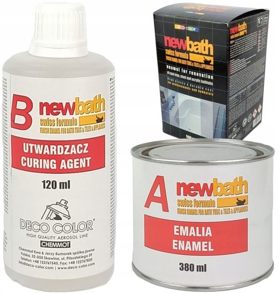 Preparat do renowacji wanien profesjonalny NEW BATH zdjęcie 4