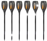 LAMPA SOLARNA OZDOBNA LATARENKA 58 cm 6 SZTUK