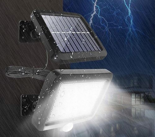 LAMPA SOLARNA Z CZUJNIKIEM RUCHU ZMIERZCHU 120 LED na Arena.pl