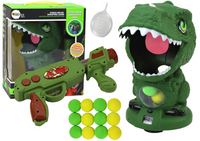 Gra Zręcznościowa Strzelanie Do Dinozaura Zielony Pistolet Kulki