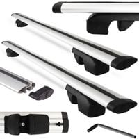 Uniwersalny bagażnik bazowy na relingi standardowe AMOS NOWY Belki Aluminiowe Dynamic 120cm