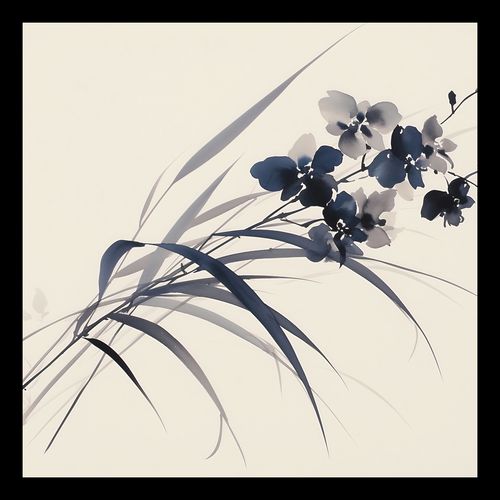 Plakat 30x30cm Orchidea w Sepii na Arena.pl