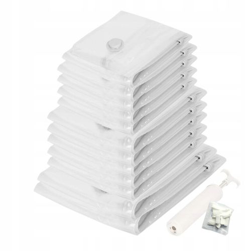 Worki Próżniowe Zestaw Rożne rozmiary 12 szt Pompka GRATIS na Arena.pl