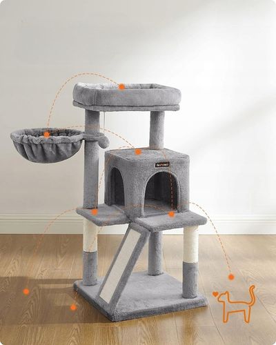 DRAPAK DLA KOTA KOTÓW STABILNY LEGOWISKO WIEŻA SŁUPEK DOMEK 3 POZIOMY na Arena.pl