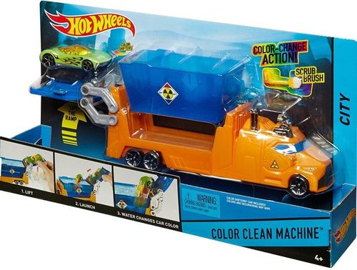 Hot Wheels Super Pojazd Colour Clean Machine + Autko na Arena.pl