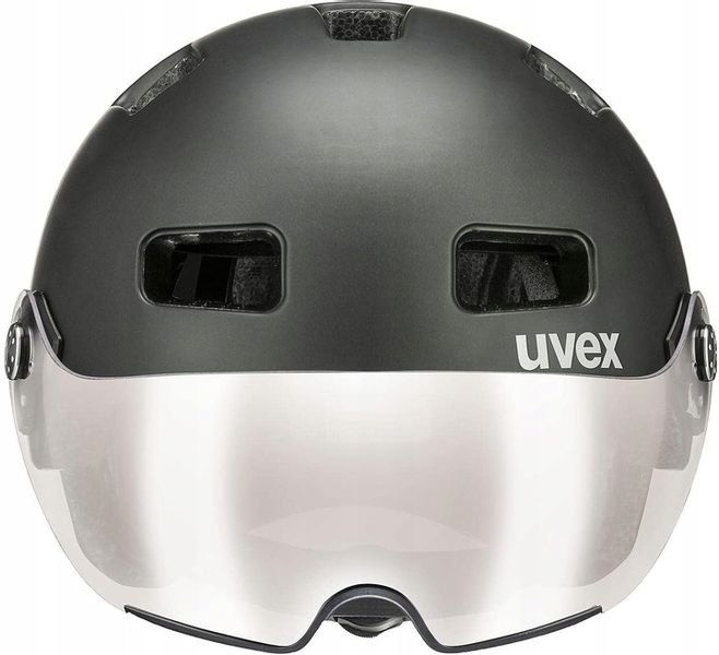 Kask Uvex Rush Visor srebrny r. 55-58 cm zdjęcie 2